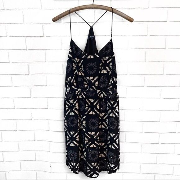 2 for $30 MADEWELL Starview Batik Grid Silk Dress - Picture 2 of 8